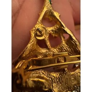 Photo of Vintage rare decorated Christmas tree brooch