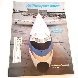 Photo of Air Transport World Magazine August 1979 - McDonnell Douglas DC-9-80 Report