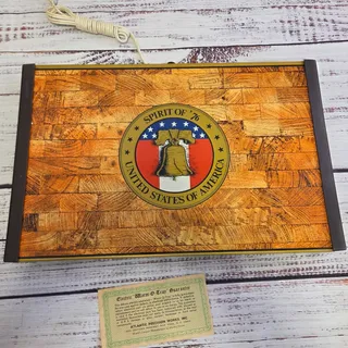 Photo of Party Hostess Warm-O Tray Electric Food Warming Tray w Box USA Liberty Bell