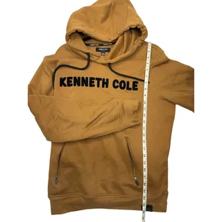 Photo of Kenneth Cole Mens Tan Pullover Hoodie Sweatshirt Casual Neutral