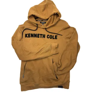 Photo of Kenneth Cole Mens Tan Pullover Hoodie Sweatshirt Casual Neutral