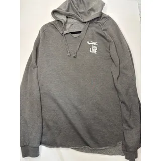 Photo of Nine Line Apparel Mens 2XL Gray Pullover Hoodie Patriotic Graphic Sweatshirt
