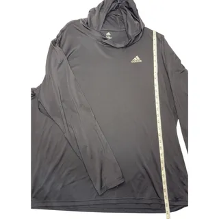 Photo of Adidas Mens 2XL Black Lightweight Performance Pullover Hoodie Athletic