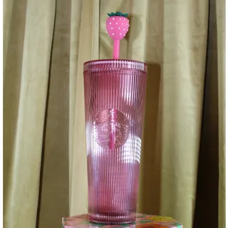 Photo of Starbucks Strawberry 24oz Cold Cup BNWT