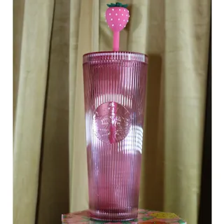 Photo of Starbucks Strawberry 24oz Cold Cup BNWT