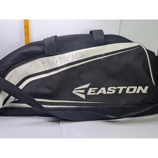 Photo of Easton Baseball Softball Equipment Bat Duffel BagBlack White Shoulder Strap