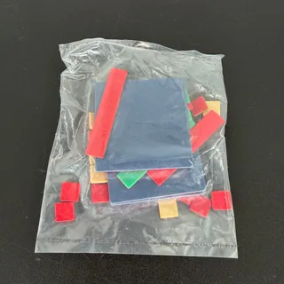 Photo of Learning Resources Algebra Tiles Set of 32 Math Manipulatives Algebra Tiles Math Manipulatives LRM 7540 NIP New Math Classroom Learning