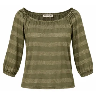 Photo of Michael Stars Metallic Stripe Long Sleeve Top NWT