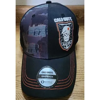 Photo of Call of Duty Black Ops Numskull Snapback Hat Men's Adjustable Black Camo