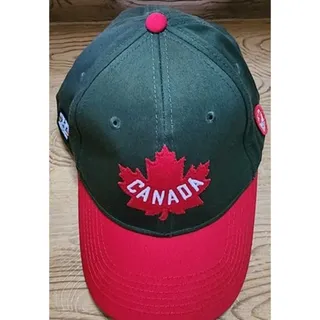 Photo of Hudson's Bay Co. Canada Olympic Hat Green Red Maple Leaf Adult Adjustable