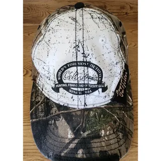 Photo of Cabela's Legendary Outfitter Men's Baseball Cap Hat OSFA Camo Distressed Print