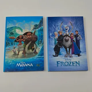Photo of Disney Japan moana and frozen postcard notebook