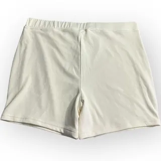 Photo of Brand New Fabletics Women’s Size 4X Cream Veda High Waisted Athletic Shorts