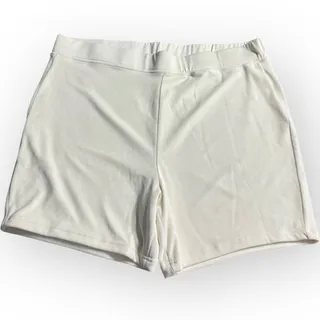 Photo of Brand New Fabletics Women’s Size 4X Cream Veda High Waisted Athletic Shorts