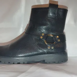 Photo of Tory Burch Ronnie Moto Boots Size 8.5M