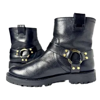 Photo of Tory Burch Ronnie Moto Boots Size 8.5M