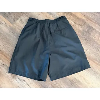 Photo of Liz Claiborne Golf Black Pleated Shorts Adjustable Waist Size 12