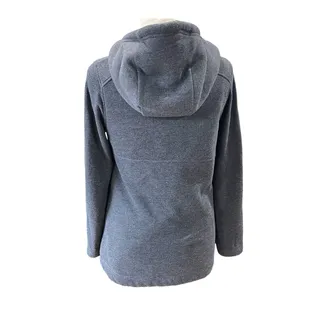 Photo of Columbia Fleece Jacket Women’s Small Gray Long Hooded Full Zip Sherpa Coat Warm