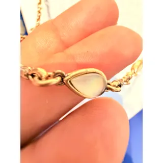 Photo of Vintage Lucky Brand 38” Mother of Pearl Station Necklace