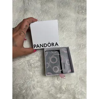 Photo of Pandora Moments Sterling Silver Heart Clasp Bangle Bracelet New in Gift Box