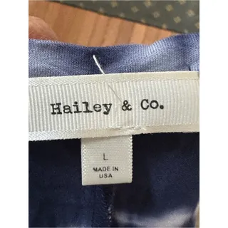 Photo of Hailey & co Women's Navy Tie-Dye V-Neck Maxi Dress size L