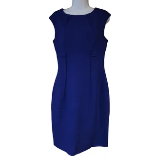 Photo of NWT Calvin Klein Purple Pencil Knee Length Sleeveless Dress Size 6 (W/O Belt)