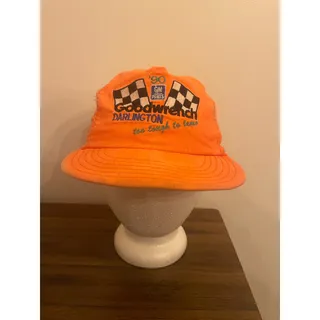 Photo of ‘90 Goodwrench Darlington Dale Earnhardt Vintage Snapback Orange Hat NASCAR