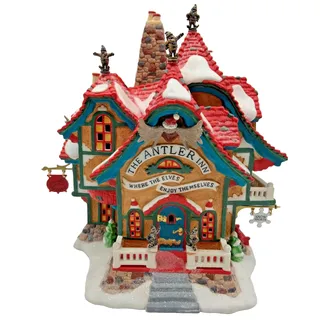 Photo of Department 56 North Pole Series Antler Inn Item # 56744 Retired NEW