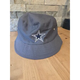 Photo of Dallas Cowboys Bucket Hat Grey/Blue Embroidered Star Logo Cotton Sun Day Cap Men