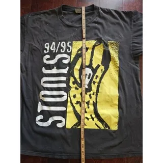 Photo of Vintage 1994 Rolling Stones Voodoo Lounge Tour T Shirt Brockum Made in USA XL