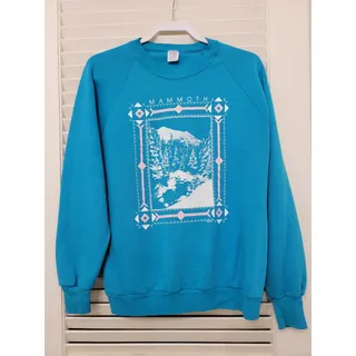 Photo of Vintage Jerzees by Russell Mammoth Mountain California Sweatshirt Size Large