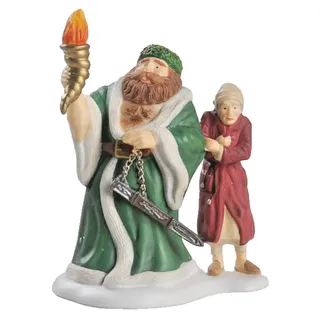 Photo of Dept 56 Christmas Carol Ghost of Christmas Present Visits Scrooge 58538 Retired