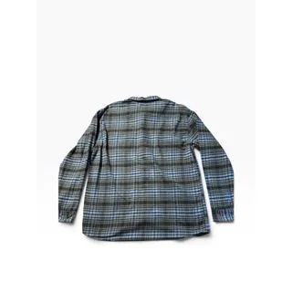 Photo of Airwalk Men’s Large Plaid Flannel Shirt Blue Gray Black Long Sleeve 100% Cotton
