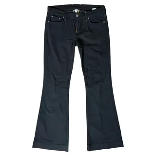 Photo of Vintage Y2K Lucky Brand Low Rise Flare Black Sundown Wash Jeans Size 6 / 28