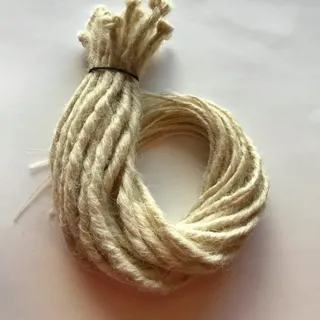 Photo of 20 SE Single Ended Platinum Light Blonde Dreads Dreadlocks Hair Extensions