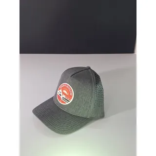 Photo of Happy Hollow Club Pukka Golf Hat Gray Perforated Snapback Omaha Nebraska 1907