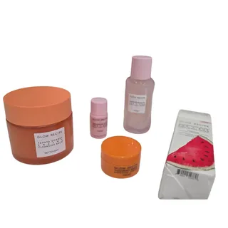 Photo of Glow Recipe Skincare 5pc Lot Papaya Cleansing Balm Watermelon Toner Dew Drop NEW
