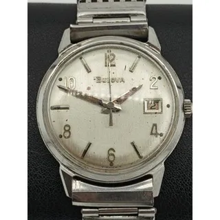 Photo of Vintage 1965 Bulova Date King 33mm M5 Textured Dial Stainless Steel Runs