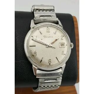 Photo of Vintage 1965 Bulova Date King 33mm M5 Textured Dial Stainless Steel Runs