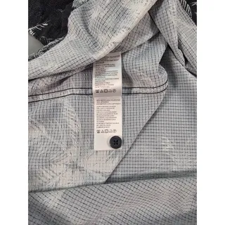 Photo of Tommy Bahama The Bahama Coast Men’s XL Black Gray Palm Tree Stretch Shirt