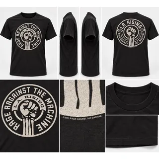 Photo of Rage Against The Machine LA Rising 2011 T-Shirt Tour Tee