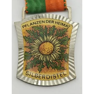 Photo of Vintage 1972 German Volksmarch Medal Auernheim Wandertage Hiking Ribbon Pin SV A