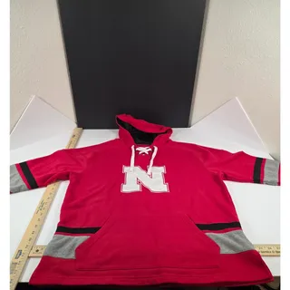 Photo of Nebraska Cornhuskers Colosseum Lace Up 3.0 Hoodie Men’s L Scarlet NCAA