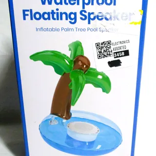 Photo of Waterproof Floating Bluetooth Speaker IPX7 Inflatable Palm Tree Pool Speaker
