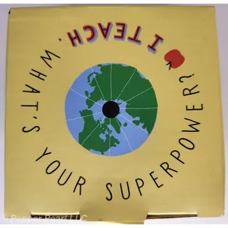 Photo of Teacher Tap Bell What's Your Superpower I Teach Gift Boxed Hello World