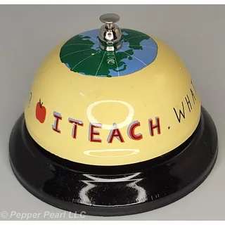 Photo of Teacher Tap Bell What's Your Superpower I Teach Gift Boxed Hello World