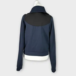 Photo of PUMA X Goop Track Jacket Women's Small Blue Black Full Zip Long Sleeve Pockets