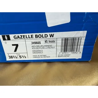 Photo of Adidas Gazelle Bold W Red Gum Sole Women’s 7 DH6465 Retro Modern Platform New