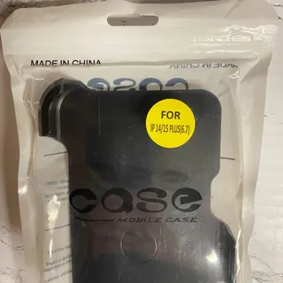 Photo of New Iphone 14/15 Plus 6.7 Black Plastic Defender Clip Mobile Cell Phone Case