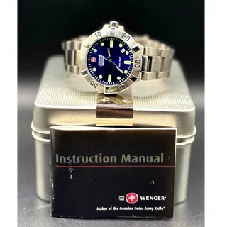 Photo of Wenger Swiss Military 79178 SeaForce Blue Dial 41mm Swiss Dive 200M Discontinued